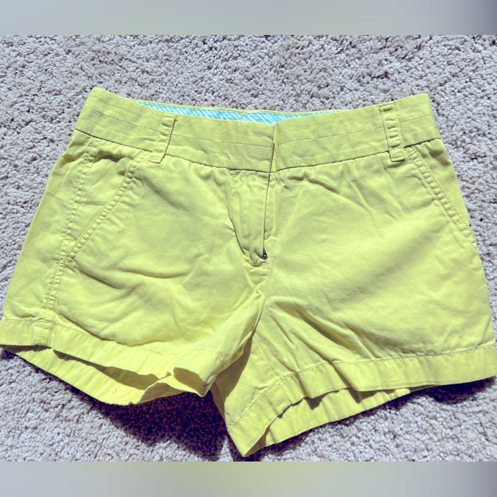Yellow/ Green J. Crew shorts